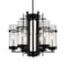 Cwi Lighting Sierra 6 Light Up Chandelier With Black Finish 9827P18-6-101 - alternate 4